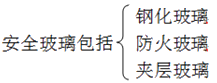 二級(jí)建造師建筑工程第三講建筑材料：玻璃